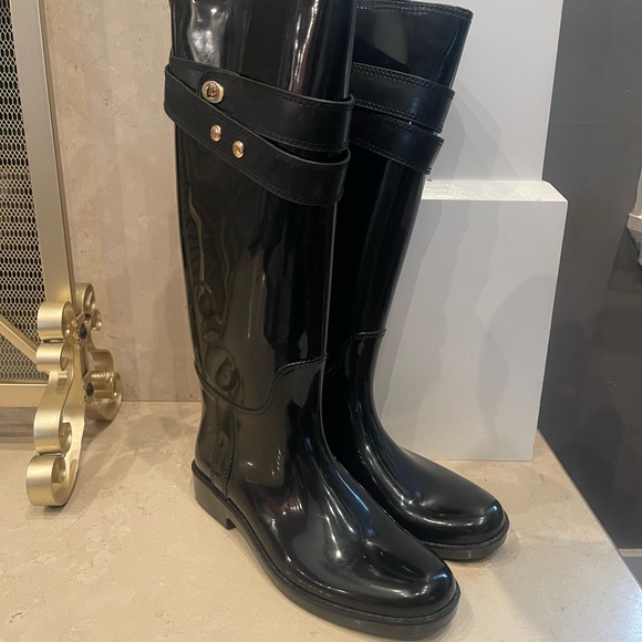 Coach Black Winter & Rain Boots - Picture 1 of 5